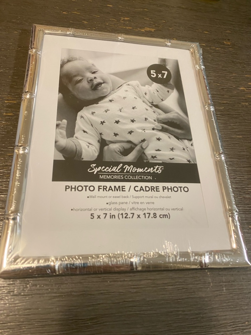 Special Moments Silver Bamboo-Style Photo Frame